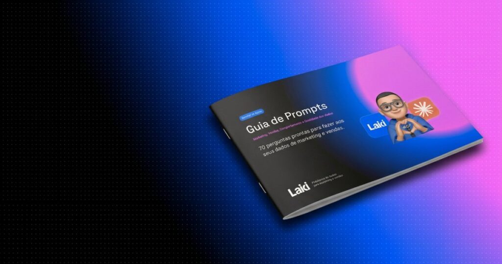 Capa do Guia de Prompts da Laiki: 70 prompts de IA para marketing e vendas